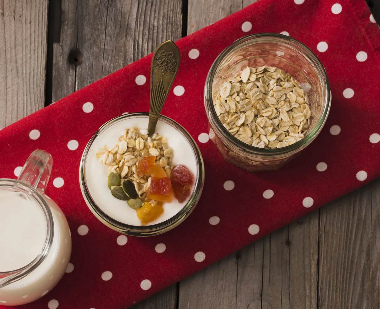 yaourt maison topping fruits secs